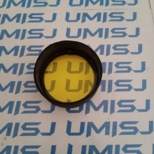 Mika Lensa Warna Kuning Bentuk Bulat