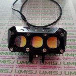 Lampu Tembak Laser SQL 3 Mata Nyala 2 Warna