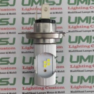 LED H4 Philips Nyala Putih Untuk Lampu Utama Motor