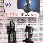 Led Headlamp 3 Sisi Untuk Soket H6 Dan H4 Dengan Kipas Pendingin
