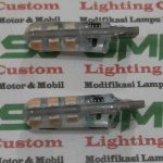 Lampu Led T10 Jell 6 Mata Kedip Bisa Untuk Lampu Kota Rem Soket T10