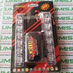 Strobo Led Mini 6 Mata Dengan Nyala Terang Kecil-Kecil
