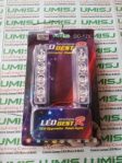 Strobo Led Mini 4 Mata Dengan Nyala Terang Kecil-Kecil