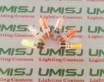 Lampu Led T10 Jell 6 Mata Kedip Bisa Untuk Lampu Kota Rem Soket T10