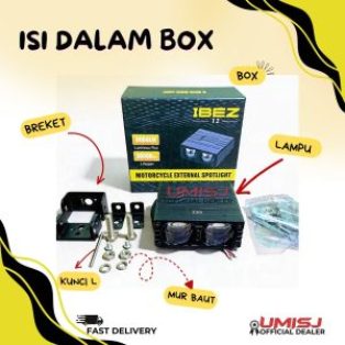 Lampu Velolaser Ibez i2 – 2 Mata Mini Laser Cahaya Biled