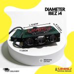 Lampu Velolaser Ibez i4 – 3 Mata Mini Laser Cahaya Biled