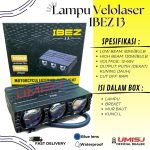 Lampu Velolaser Ibez i3 – 3 Mata Mini Laser Cahaya Biled