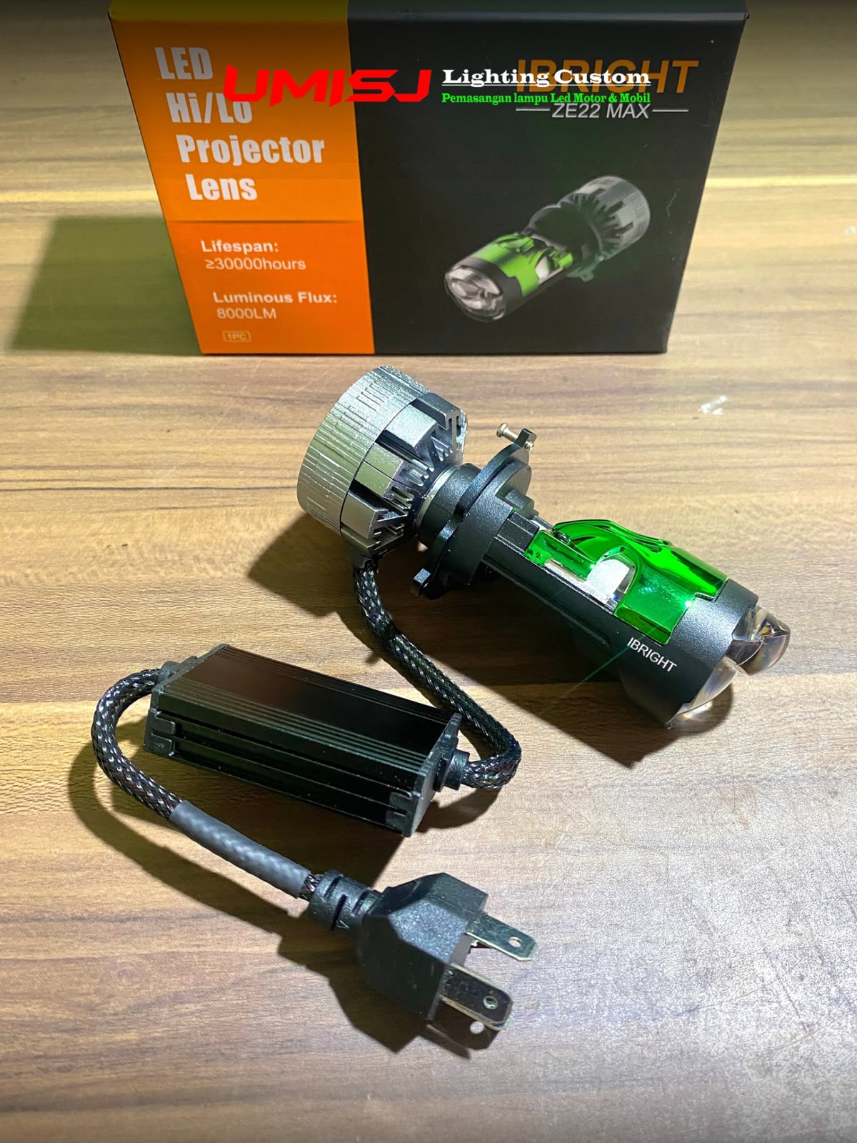 IBRIGHT ZE22 Max – Lampu Utama H4 Double Highbeam